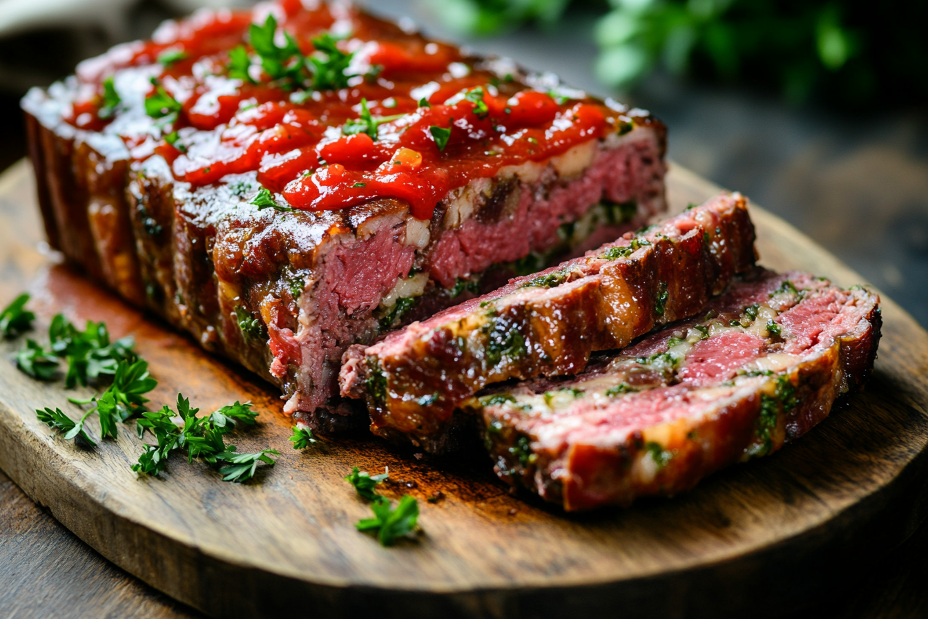 Beef and Bacon Terrine with Spicy Ketchup