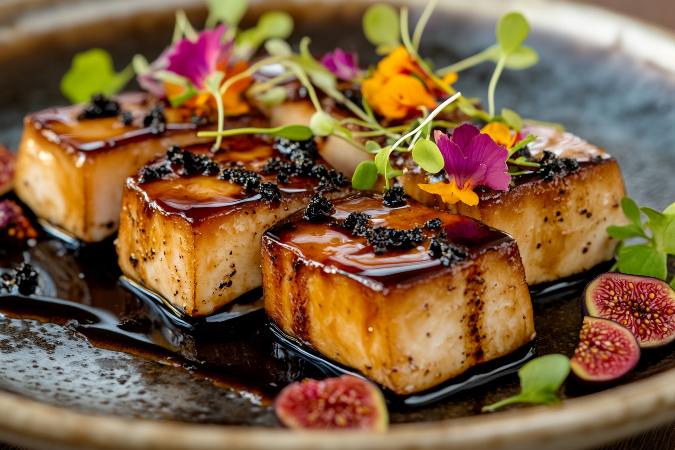 Seared Foie Gras with Balsamic Glaze