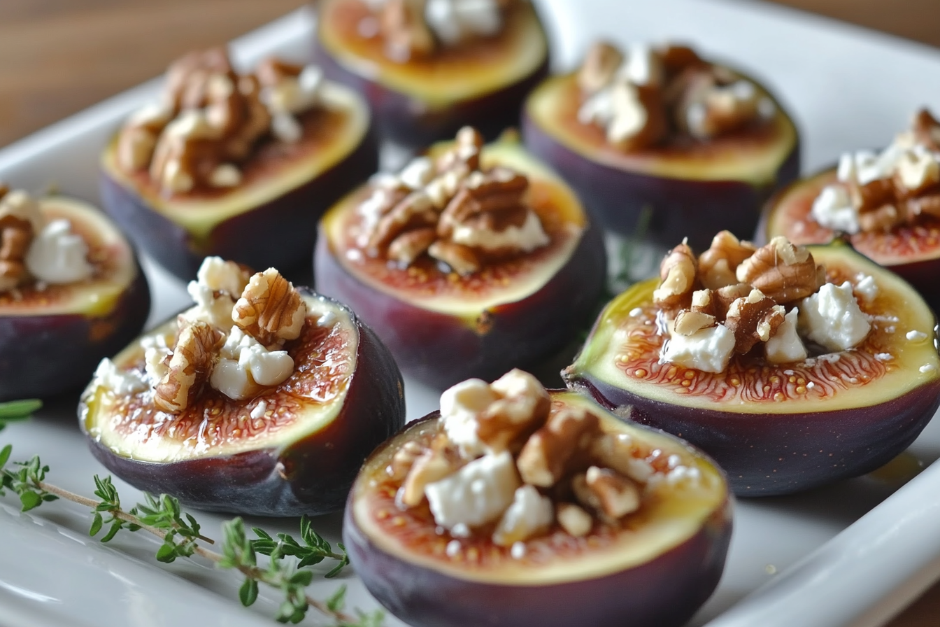 Feta-Stuffed Figs with Walnuts