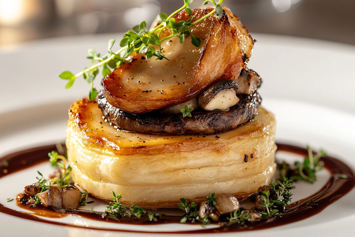 Foie Gras and Mushroom Vol-au-Vent