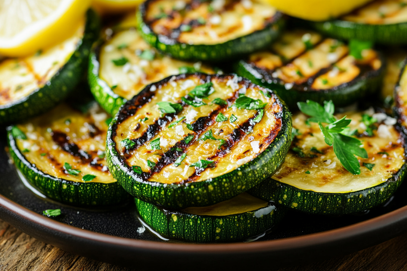 Oregano-Rubbed Grilled Zucchini Rounds